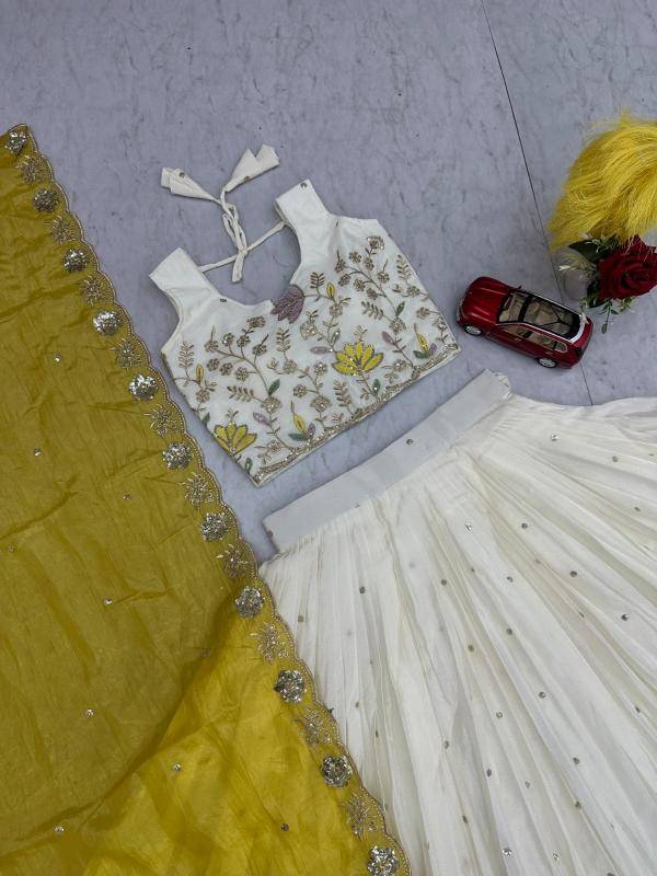 Tapi-307 Chinon High quality lehengha choli supplier